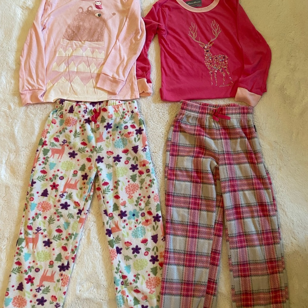Eddie Bauer Kids Pajama Set - Pink and Red